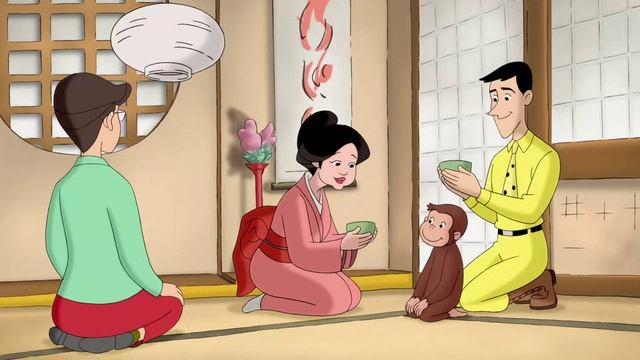 Curious George - 244 - Curious George and the Snow Festival (Learn English Language with subtitles) смотреть онлайн