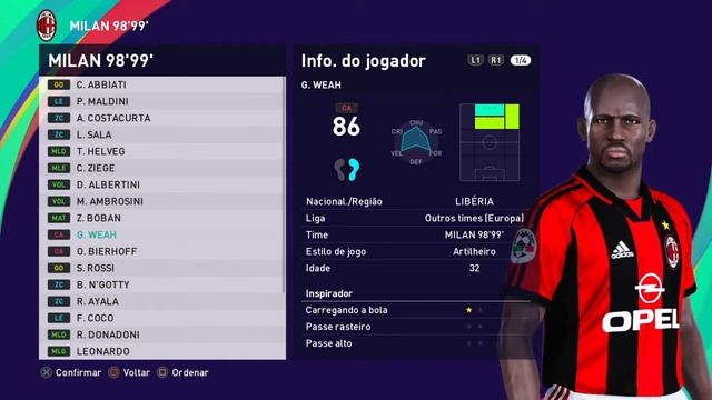 eFootball PES 2021 MILAN 1998-1999 Classic Teams - Ps4/Ps5 смотреть онлайн