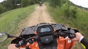 Покатушка на квадроцикле CFmoto X10