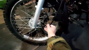 Минск Рэнджер 200/Minsk Ranger 200. Замена штатного переднего крыла на крыло с Ozona.