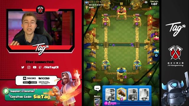 NERF THIS NOW! MIRROR GOBLIN DRILL DECK BROKE THE GAME! — Clash Royale смотреть онлайн