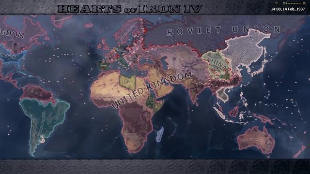 WW2 but Japan and Britain joined forces to conquer the world| Hoi4 Timelapse смотреть онлайн