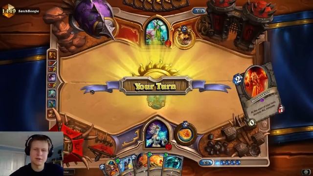 Hearthstone Blackrock Mountain: Fire and Ice Mage Vs. Druid Game 2 смотреть онлайн