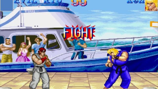 SF1 Evil Ryu vs Ultra Street Fighter 2 смотреть онлайн