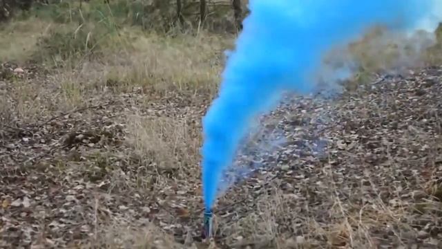 Голубой цветной дым 60 секунд «Smoking Fountain Sky Blue» MA 0511 Максем смотреть онлайн