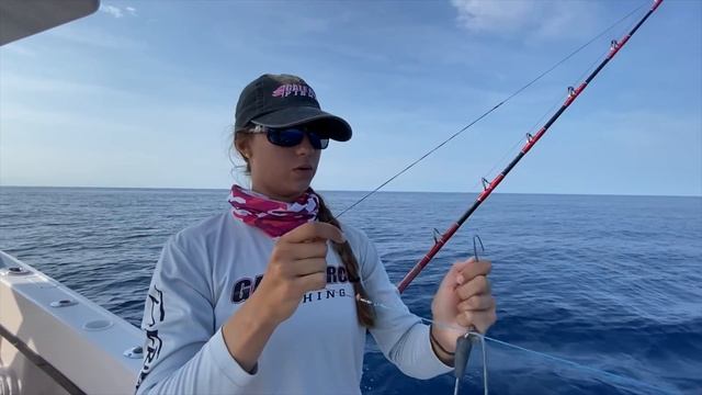 HOW TO PLANER FISH WITH WIND ON LEADER! Best way to catch wahoo & kingfish | Gale Force Twins смотреть онлайн