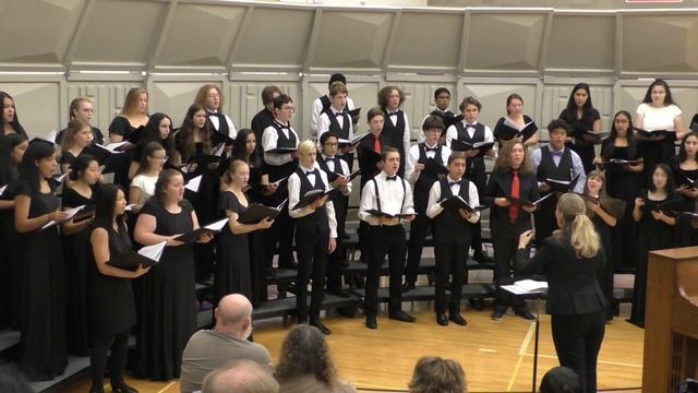 Harrison and Holly sing with the LWSD Honor Choir at Lake Washington HS - Song #4 смотреть онлайн