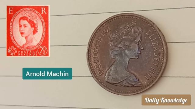 Queen Elizabeth II 1971 1 New Penny Value | Great Britain Rare Old Coins смотреть онлайн