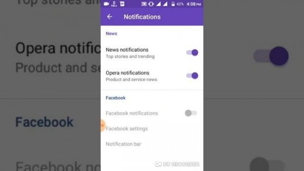 Opera Mini Full Settings