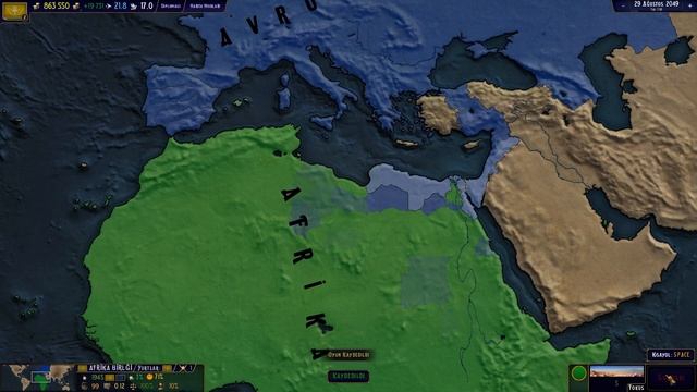 ''AVRUPA VS AFRİKA!'' - BÜYÜK SAVAŞ | Age of History 2 смотреть онлайн