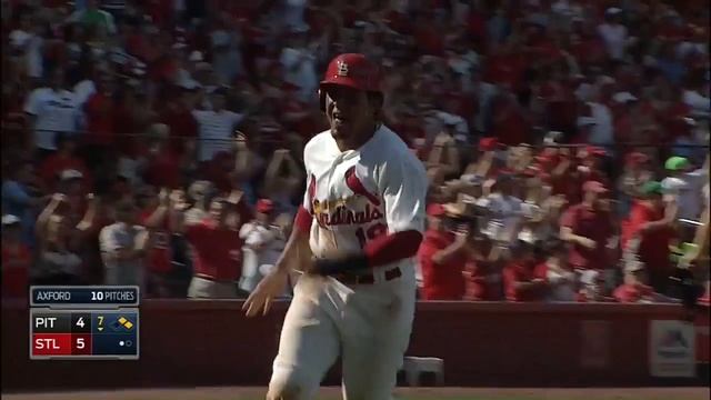 PIT@STL: Holliday singles to rally Cards into lead смотреть онлайн