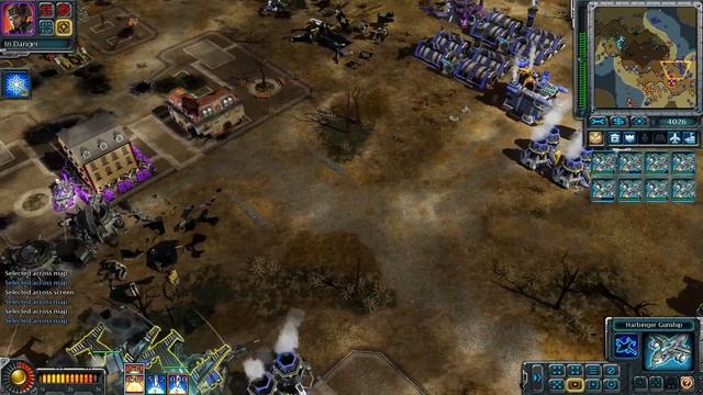 C&C Red Alert 3 Corona Mod Allied Gameplay vs Brutal AI 3vs3 No Commentary смотреть онлайн