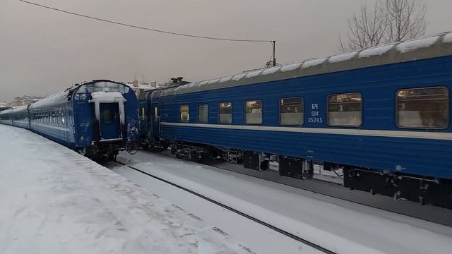 БЧ! Отправление ТЭП70-0355 с поездом №83/84 Санкт-Петербург - Гомель/Гродно! смотреть онлайн