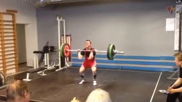 Risto Saari - C&J 103kg - Nummela 25.1.2014 смотреть онлайн