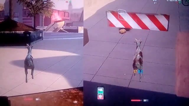 Let's play Goat Simulator: The GOATY Part 10: At Least Me And Toast Started A Zombie Outbreak! смотреть онлайн