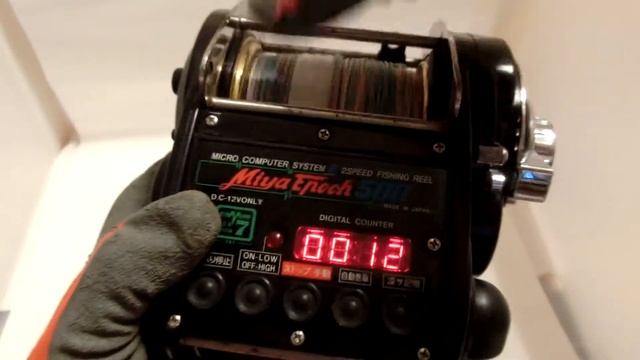 MIYAMAE Miya Epoch COMMAND 7 2 Speed Big game Electric Fishing Reel Good !! смотреть онлайн