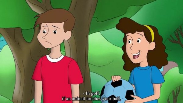 Curious George - 379 - George Bowls a Hole in One (Learn English Language with subtitles)
