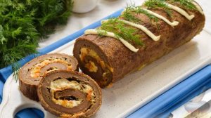 ПЕЧЁНОЧНЫЙ РУЛЕТ