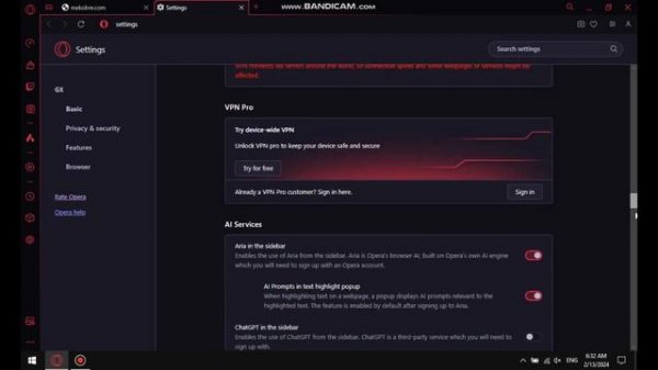 How To Change DNS in Opera GX DNS Settings on Opera