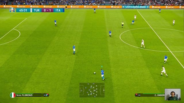 PES 2021 | UEFA EURO 2020 - Turkey vs Italy смотреть онлайн