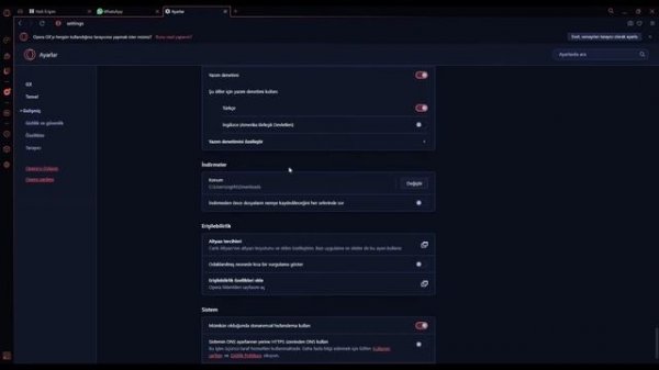 web.whatsapp.com QR Kodu okunmuyor OPERA GX Nasıl çözülür? Opera gx web whatsapp açılmıyor.