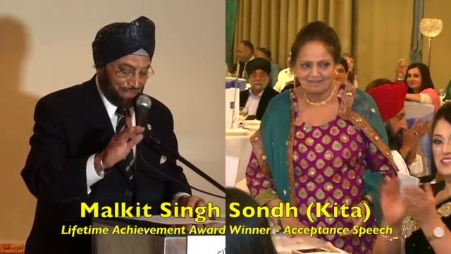 Malkit Singh Sondh (Kita) Lifts Lifetime Achievement Award смотреть онлайн