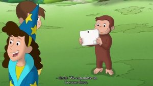 Curious George - 254 - Lights, Camera, Action! (Learn English Language with subtitles)
