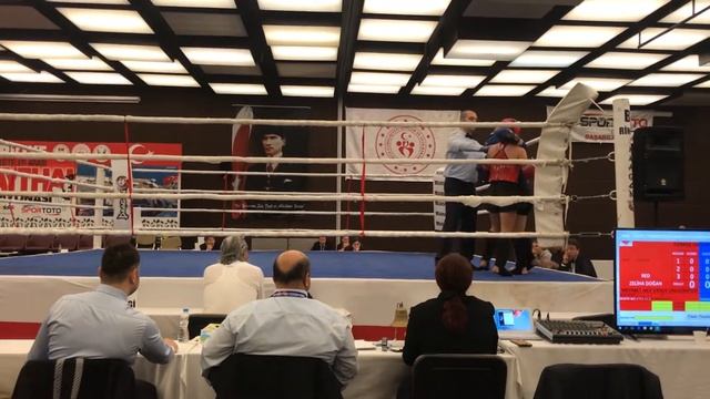 ZELİHA DOĞAN ÜNİVERSİTELER ARASI MUAY THAI TÜRKİYE ŞAMPİYONASI 54 kg RAUND 1 смотреть онлайн