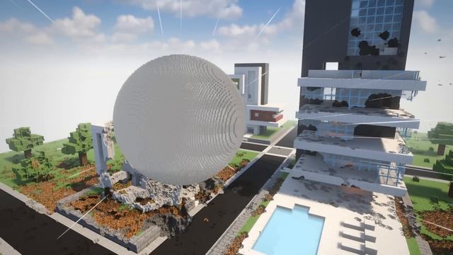 White/Black Hole vs Minecraft Village (Gray Hole) | Teardown смотреть онлайн