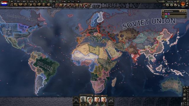 HOI4 Timelapse - What if USA started with communism and Soviet started as a democracy in 1936? смотреть онлайн