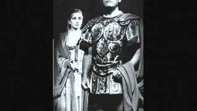 Callas and Del Monaco spitting Fire in Aida смотреть онлайн
