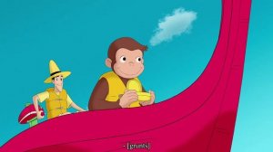 Curious George - 225 - George Lights Up the Night (Learn English Language with subtitles)