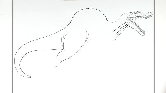 How To Draw Spinosaurus | Step By Step | Jurassic World смотреть онлайн