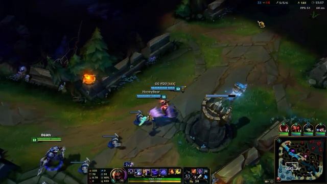 Challenger ahri vs Death zed- close game смотреть онлайн