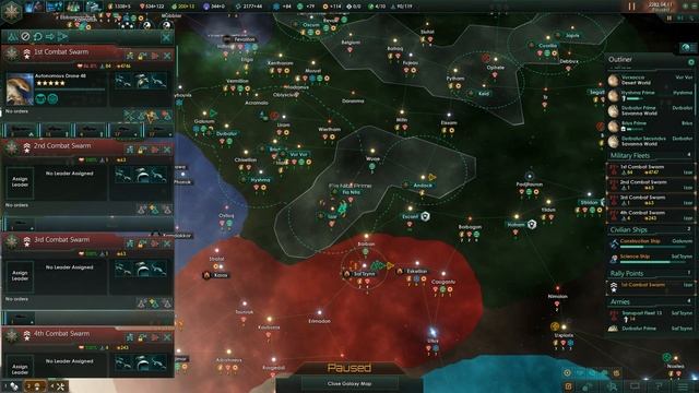 Stellaris Utopia Hivemind Lets Play Part 9 Memellaris смотреть онлайн