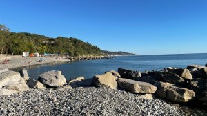 Пляжи Сочи. Нижняя Хобза. Бархатный сезон.