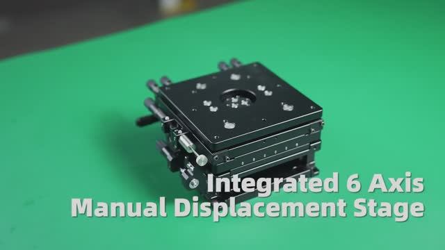Very small! Our newly developed all-in-one 6-axis manual Displacement stage. смотреть онлайн