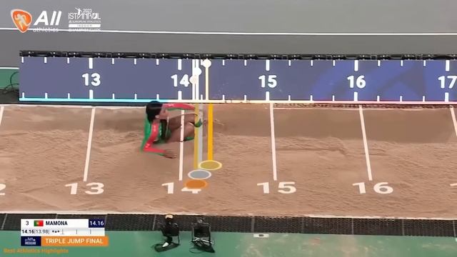 Patricia Mamona (Portugal) | Triple Jump | European Indoor 2023 смотреть онлайн
