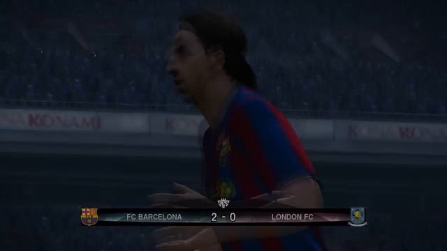 PES 2010 - Barcelona vs Chelsea (London FC) [HD] смотреть онлайн