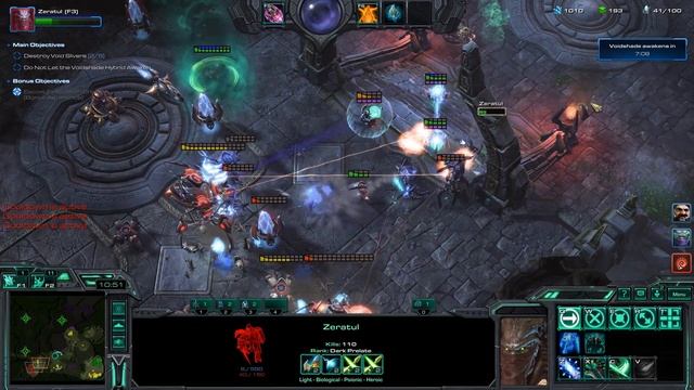 StarCraft II Co-op Zeratul Masteries 90/Prestige III : Herald of the Void/Scythe of Amon/Brutal смотреть онлайн