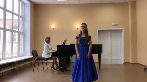 Сорокина Анастасия  Ц.Кюи" Под липами"