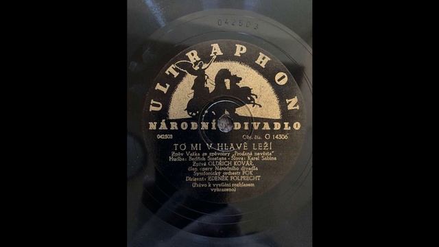 Oldřich Kovář - Prodaná nevěsta: To mi v hlavě leží (B. Smetana) (1939.) смотреть онлайн