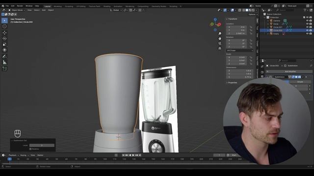 How to Model A Blender in Blender [Free Course_ Part 1] смотреть онлайн