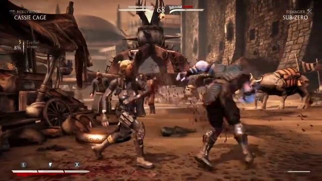 Mortal Kombat X DE - Cassie Cage - Selfie Fatality Gameplay - PlayStation 4 смотреть онлайн