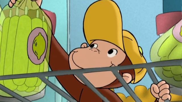 Curious George - 46 - George The Grocer (Learn English Language With Subtitles)