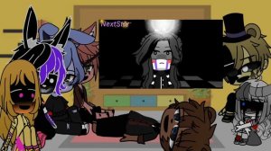 реакция фнаф 1 + Тень Бонни и Элизабет на «используй силу» (+бонус) @KseniaNextStar