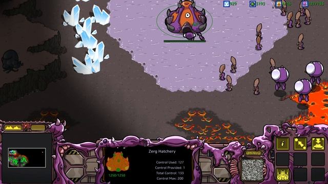 StarCraft: Cartooned (Carbot Remastered) BW Campaign Zerg Mission 8 - To Slay the Beast смотреть онлайн