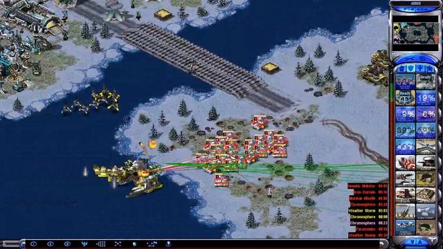 RED ALERT 2 YURI'S REVENGE EAGLE RED Netherlands vs 7 Germany brutal superweapon смотреть онлайн