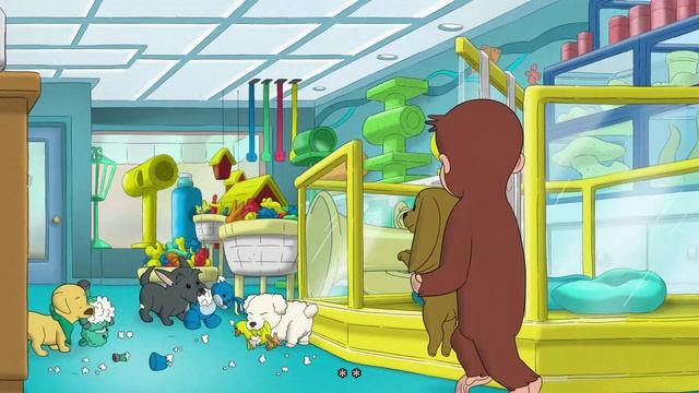 Curious George - 361 - Curious George and the Lost Puppy (Learn English Language with subtitles) смотреть онлайн