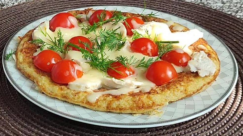 Пицца без муки. Наш самый любимый рецепт из цветной капусты смотреть онлайн